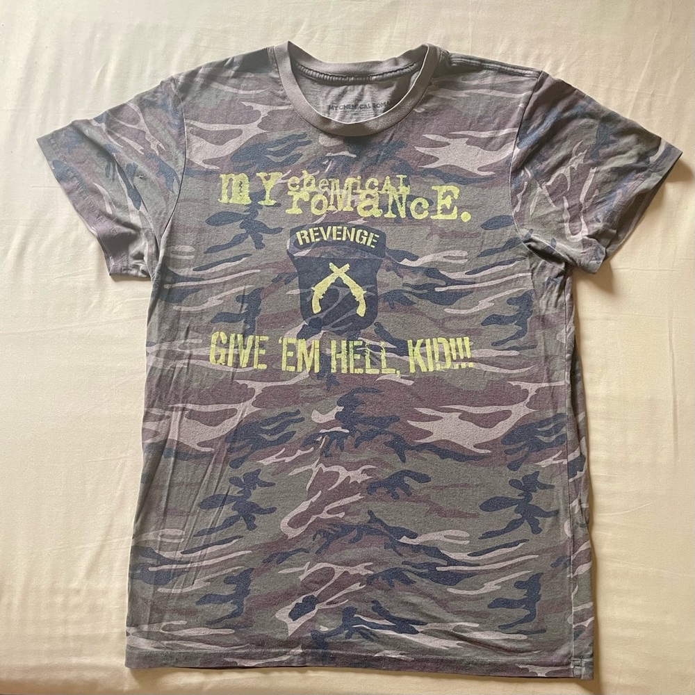 My Chemical Romance Camouflage Short Sleeve Tee